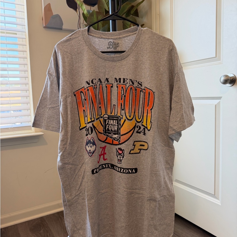 NCAA Men's Final Four 2024 Gray T-Shirt XL